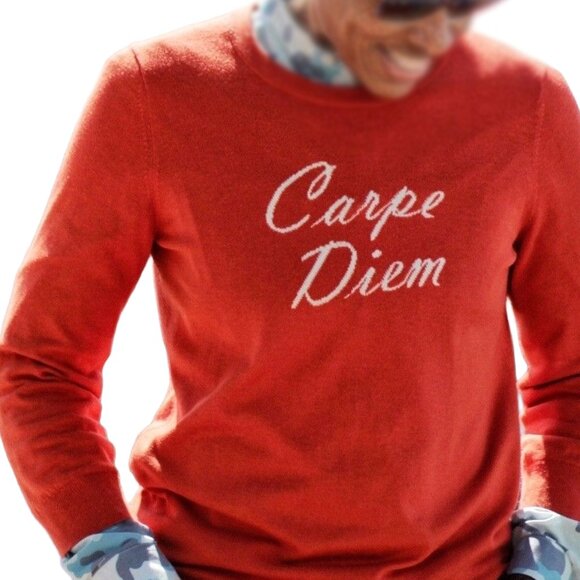 Banana Republic "Carpe Diem" 50% Silk Knit Shirt Size Medium - Picture 5 of 6